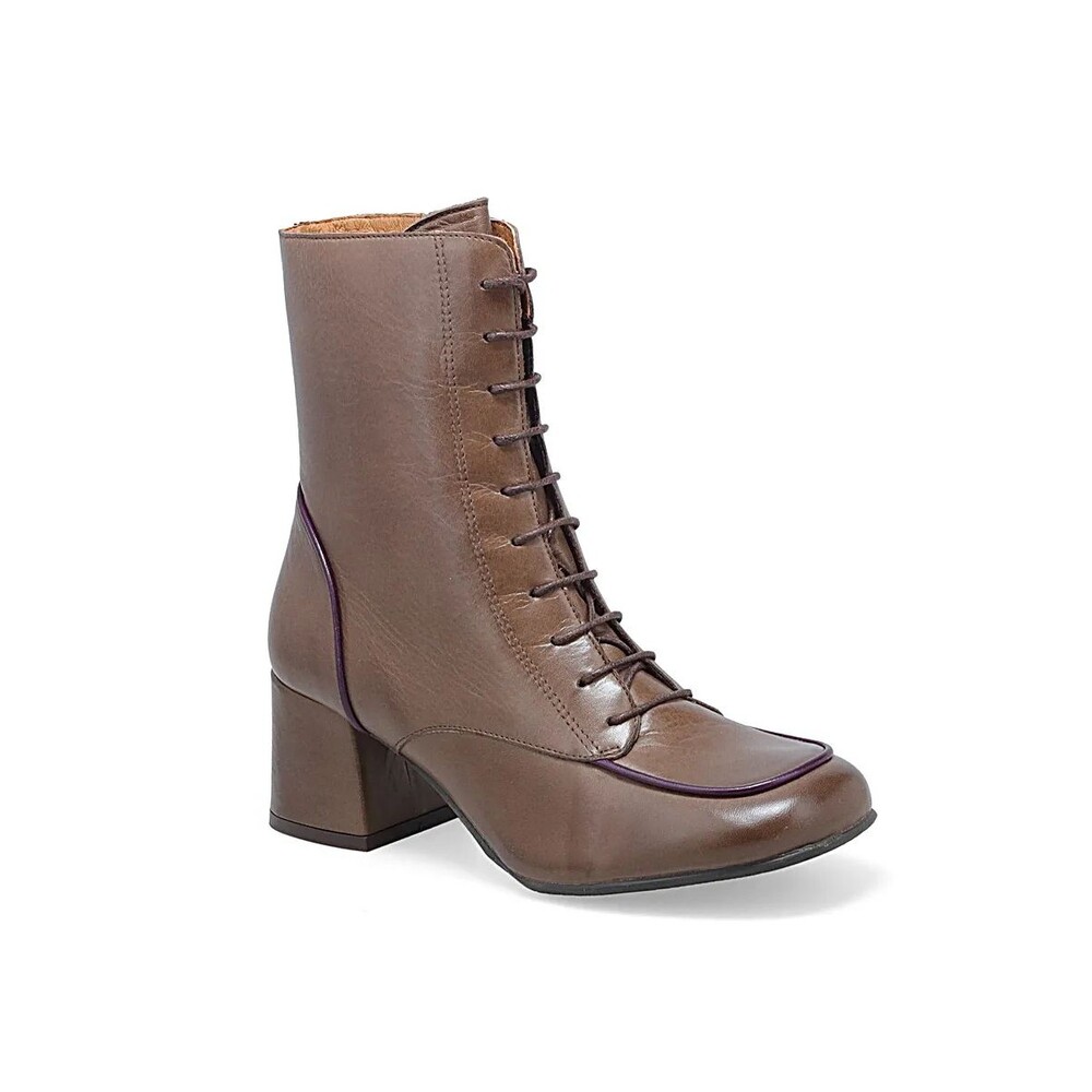 Miz Mooz Syracuse Women’s Lace-Up Boots size 38/7 NWOT Retro Vintage Inspired